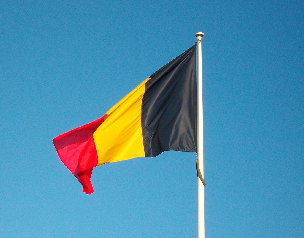 belgium flag fotografia