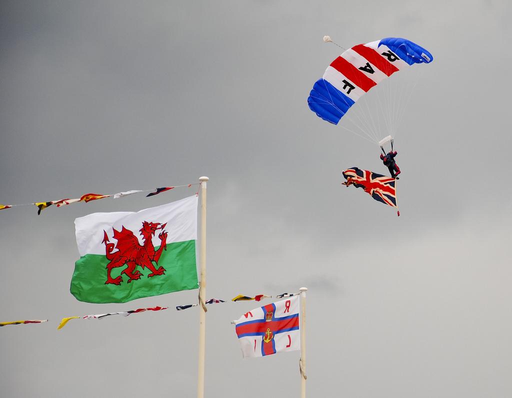 wales flag fotografia