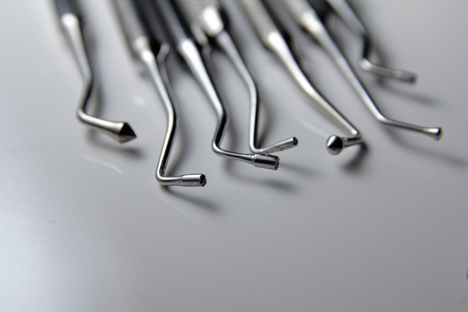 a close up of a bunch of metal nails