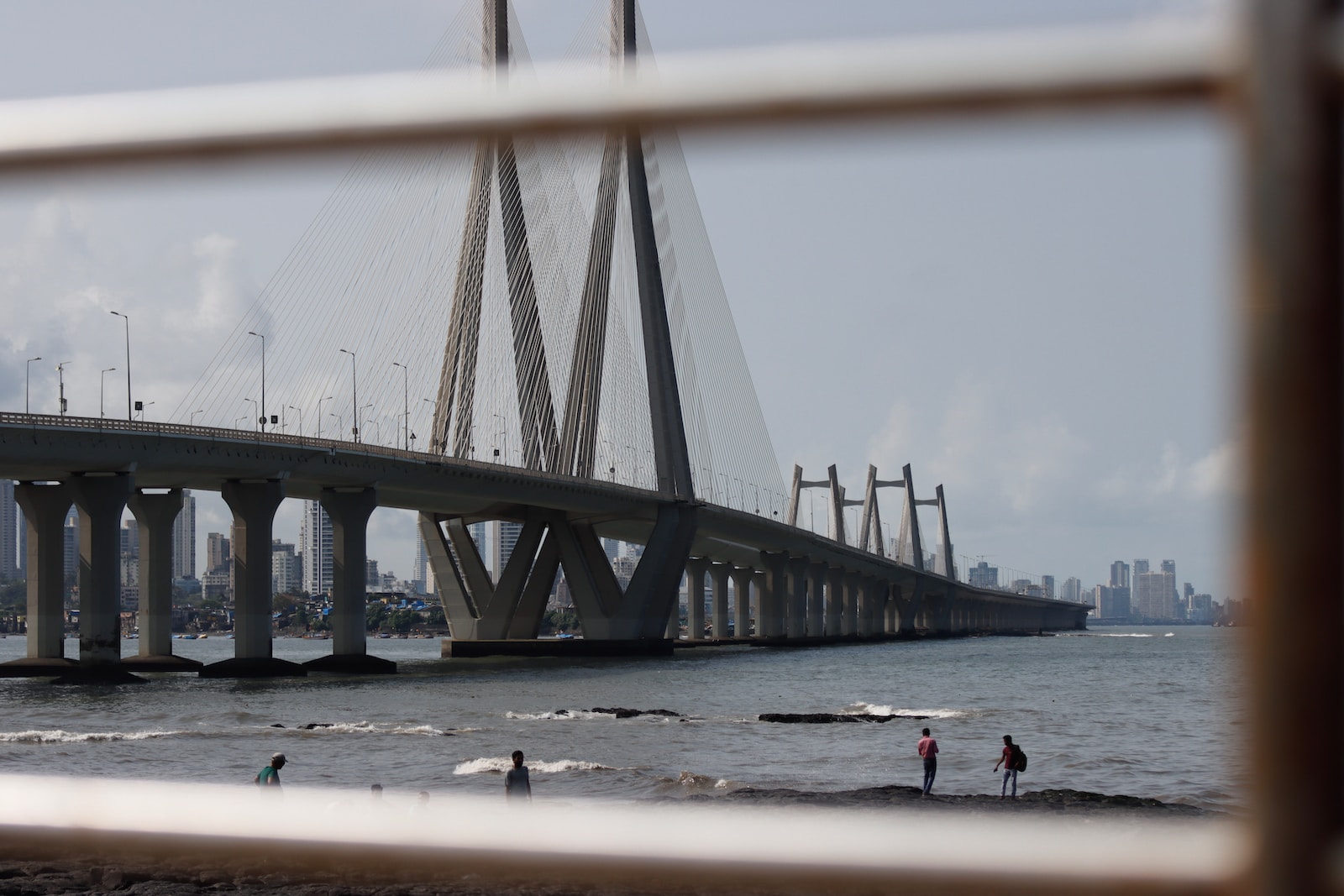 a bridge over water